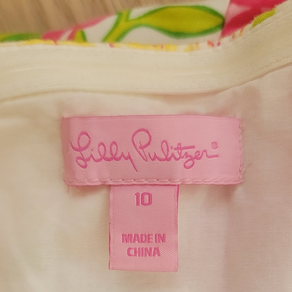 Lilly Pulitzer Halter Dress in Floral print  Size 10 - Picture 5 of 5